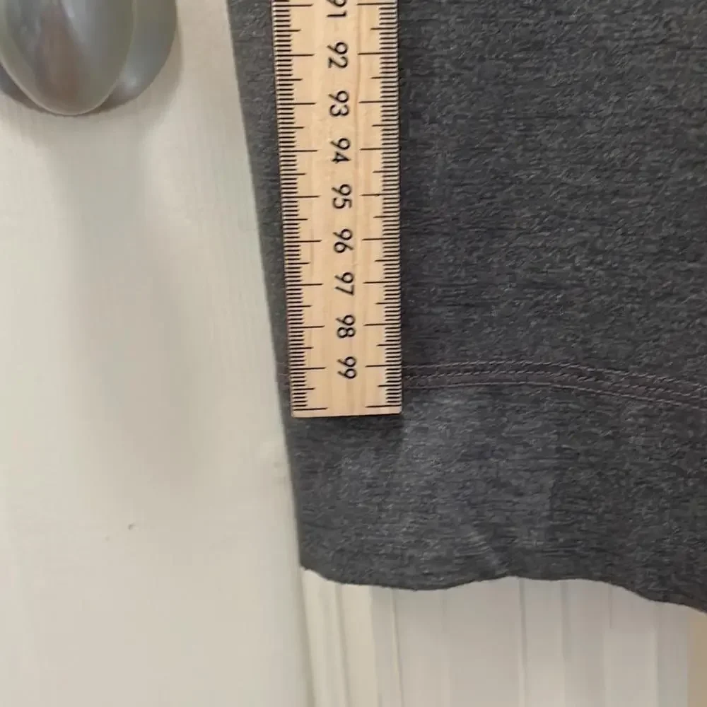 Lululemon -  Y2K Still Pant Gym Leggings - Heathered Deep Coal - Grey -  Size 4 - Picture 4 of 12